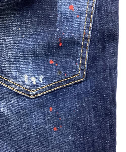 DSQUARED2（ディースクエアード）DSQUARED2 (ディースクエアード) Skinny Dan Jean インディゴ サイズ:44の古着・服飾アイテム