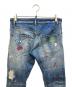 中古・古着 DSQUARED2 (ディースクエアード) Baby Print Sexy Twist Jeans インディゴ サイズ:44：11000円