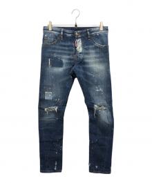 DSQUARED2（ディースクエアード）の古着「SEXY TWIST JEAN」｜インディゴ