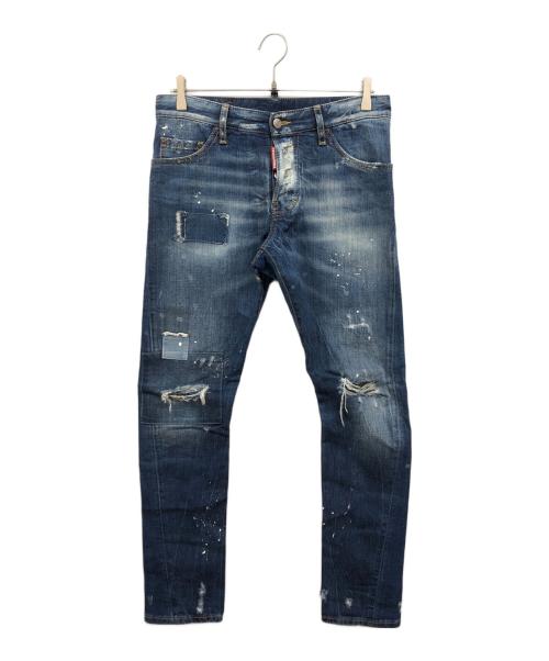 DSQUARED2（ディースクエアード）DSQUARED2 (ディースクエアード) SEXY TWIST JEAN インディゴ サイズ:44の古着・服飾アイテム