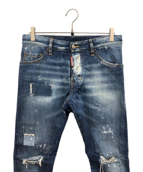 DSQUARED2（ディースクエアード）DSQUARED2 (ディースクエアード) SEXY TWIST JEAN インディゴ サイズ:44の古着・服飾アイテム
