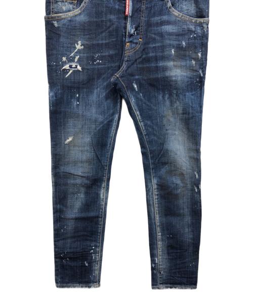 DSQUARED2（ディースクエアード）DSQUARED2 (ディースクエアード) Skater Jean インディゴ サイズ:44の古着・服飾アイテム
