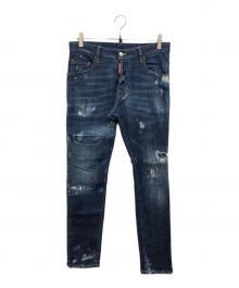 DSQUARED2（ディースクエアード）の古着「スキニーデニムパンツ」｜インディゴ