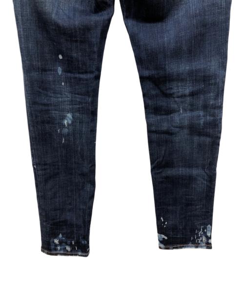 DSQUARED2（ディースクエアード）DSQUARED2 (ディースクエアード) スキニーデニムパンツ インディゴ サイズ:44の古着・服飾アイテム