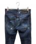 中古・古着 DSQUARED2 (ディースクエアード) スキニーデニムパンツ インディゴ サイズ:44：10000円