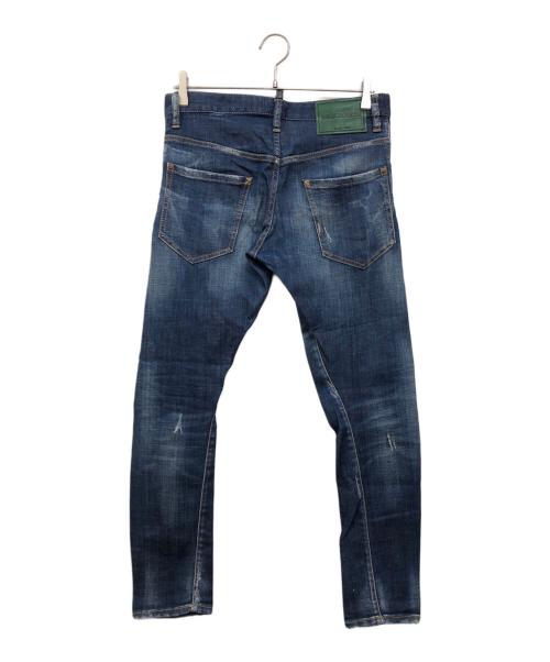 DSQUARED2（ディースクエアード）DSQUARED2 (ディースクエアード) Sexy Twist Jean インディゴ サイズ:44の古着・服飾アイテム