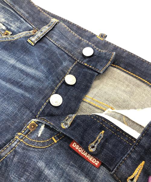 DSQUARED2（ディースクエアード）DSQUARED2 (ディースクエアード) Sexy Twist Jean インディゴ サイズ:44の古着・服飾アイテム
