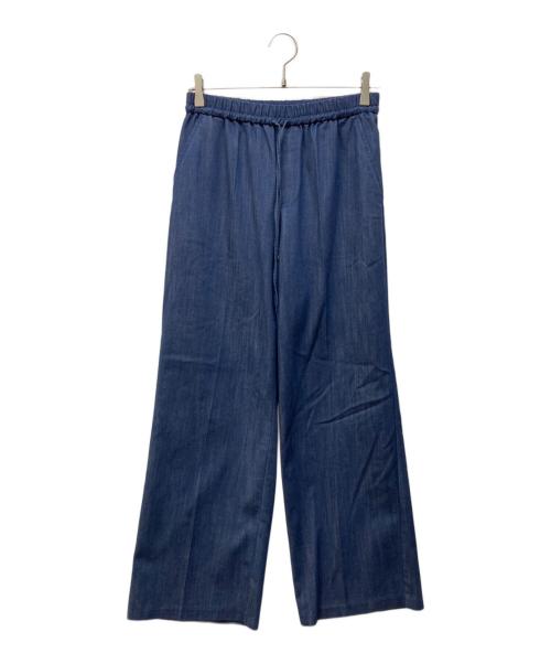 green label relaxing（グリーンレーベルリラクシング）green label relaxing (グリーンレーベルリラクシング) ニーハイフレアパンツ デニム 2 ストレッチ インディゴ サイズ:38の古着・服飾アイテム