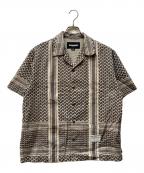 NEIGHBORHOODネイバーフッド）の古着「SHEMAGH PATTERN SHIRT SS」｜ブラック