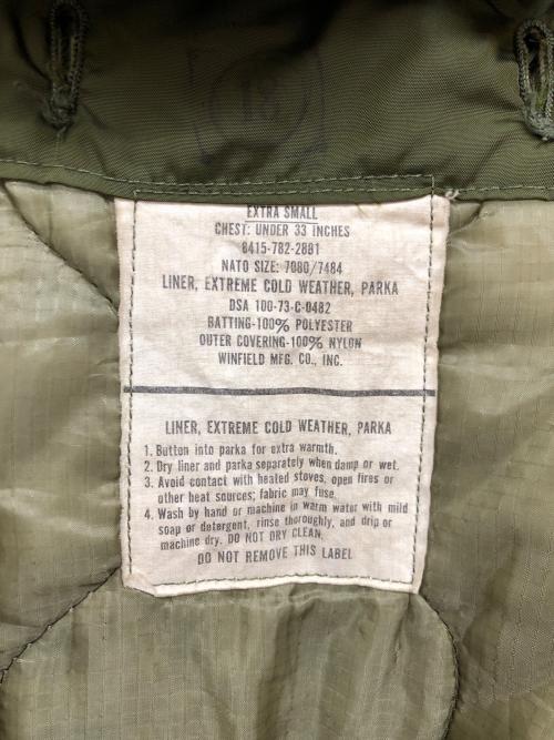 US ARMY（ユーエスアーミー）US ARMY (ユーエスアーミー) M65ジャケット グリーン サイズ:XS-REGULARの古着・服飾アイテム