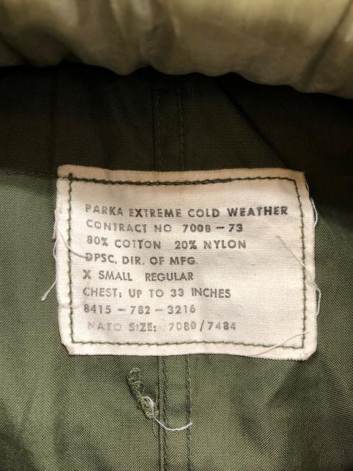 US ARMY（ユーエスアーミー）US ARMY (ユーエスアーミー) M65ジャケット グリーン サイズ:XS-REGULARの古着・服飾アイテム