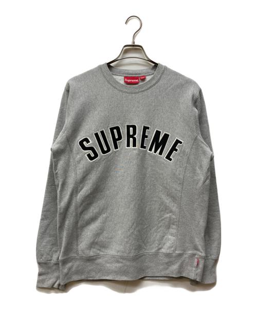 SUPREME（シュプリーム）Supreme (シュプリーム) Arc Logo Crewneck グレー サイズ:Mの古着・服飾アイテム