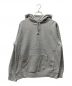 SUPREMEシュプリーム）の古着「Micro Logo Hooded Sweatshirt」｜グレー