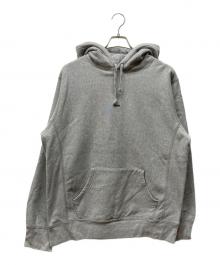 SUPREME（シュプリーム）の古着「Micro Logo Hooded Sweatshirt」｜グレー