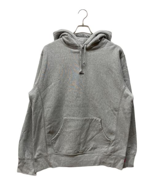 SUPREME（シュプリーム）Supreme (シュプリーム) Micro Logo Hooded Sweatshirt グレー サイズ:Lの古着・服飾アイテム