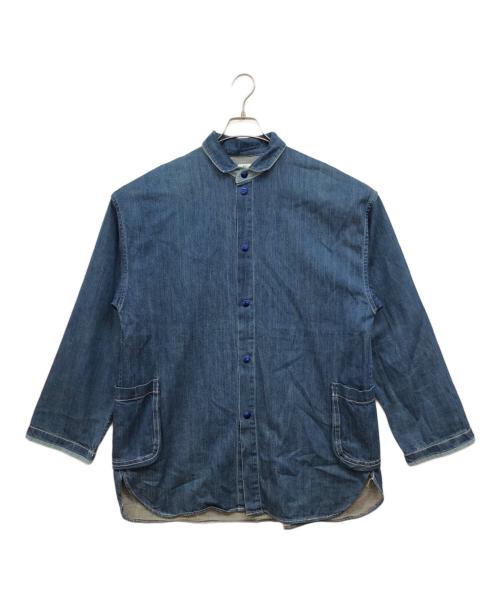 Porter Classic（ポータークラシック）Porter Classic (ポータークラシック) Summer Denim Shirt Jacket ブルー サイズ:Lの古着・服飾アイテム
