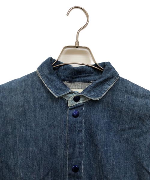 Porter Classic（ポータークラシック）Porter Classic (ポータークラシック) Summer Denim Shirt Jacket ブルー サイズ:Lの古着・服飾アイテム