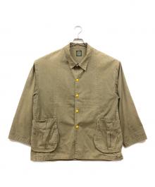 Porter Classic（ポータークラシック）の古着「ポプリンシャツジャケット」｜グリーン