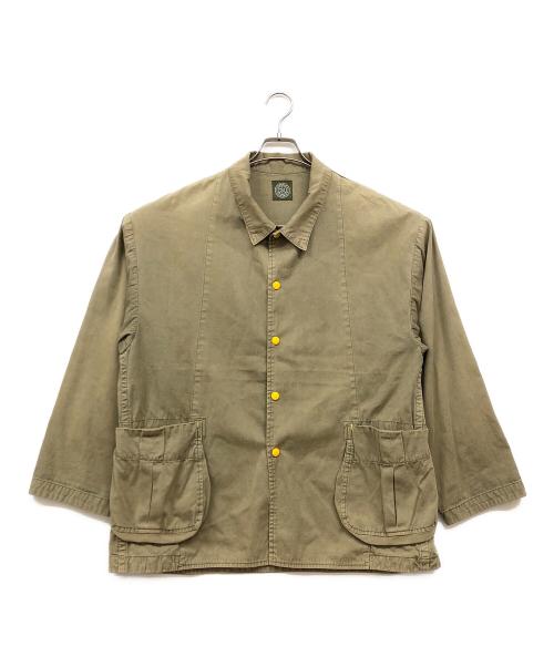 Porter Classic（ポータークラシック）Porter Classic (ポータークラシック) ポプリンシャツジャケット グリーン サイズ:Lの古着・服飾アイテム