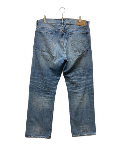 POLO RALPH LAUREN（ポロ・ラルフローレン）POLO RALPH LAUREN (ポロ・ラルフローレン) ダメージ加工デニムパンツ ブルー サイズ:W36の古着・服飾アイテム