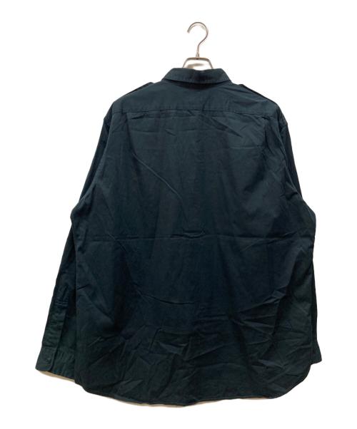 POLO RALPH LAUREN（ポロ・ラルフローレン）POLO RALPH LAUREN (ポロ・ラルフローレン) サファリシャツ ブラック サイズ:Lの古着・服飾アイテム