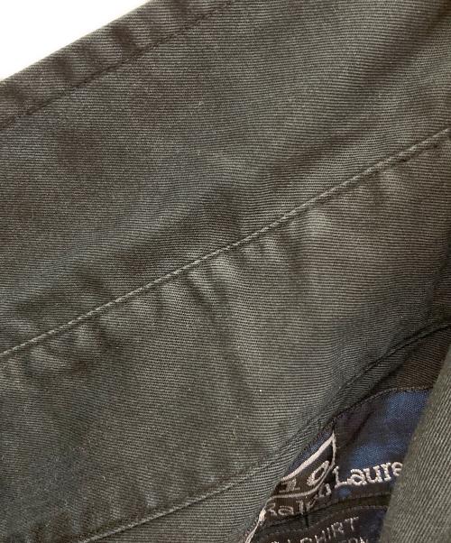 POLO RALPH LAUREN（ポロ・ラルフローレン）POLO RALPH LAUREN (ポロ・ラルフローレン) サファリシャツ ブラック サイズ:Lの古着・服飾アイテム