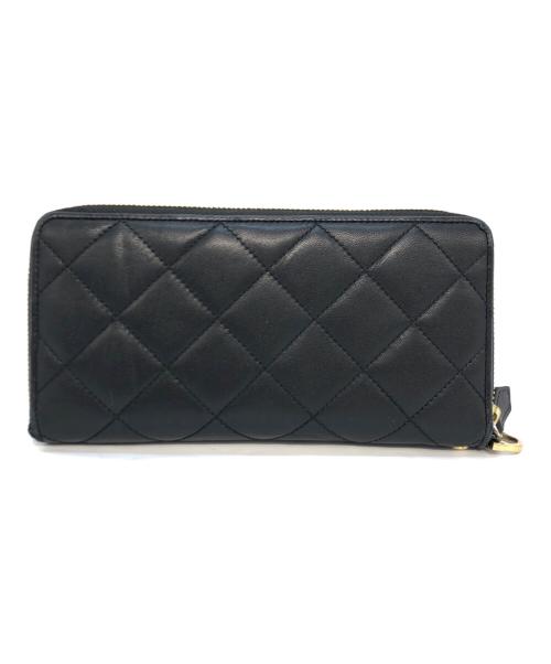 NEXUSVII（ネクサスセブン）NEXUSVII (ネクサスセブン) ITTI (イッチ) C Quilted Long Wallet ブラックの古着・服飾アイテム