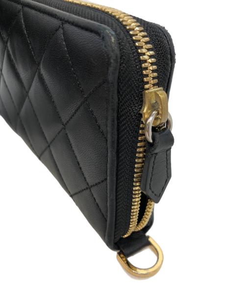 NEXUSVII（ネクサスセブン）NEXUSVII (ネクサスセブン) ITTI (イッチ) C Quilted Long Wallet ブラックの古着・服飾アイテム