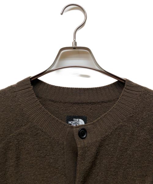 THE NORTH FACE（ザ ノース フェイス）THE NORTH FACE (ザ ノース フェイス) Comfortive Wool Cardigan ブラウン サイズ:Lの古着・服飾アイテム