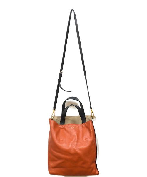 MARNI（マルニ）MARNI (マルニ) ショルダーバッグ ブラウンの古着・服飾アイテム