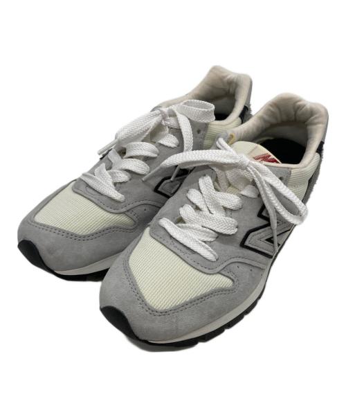 NEW BALANCE（ニューバランス）NEW BALANCE (ニューバランス) ローカットスニーカー グレー サイズ:24.5の古着・服飾アイテム