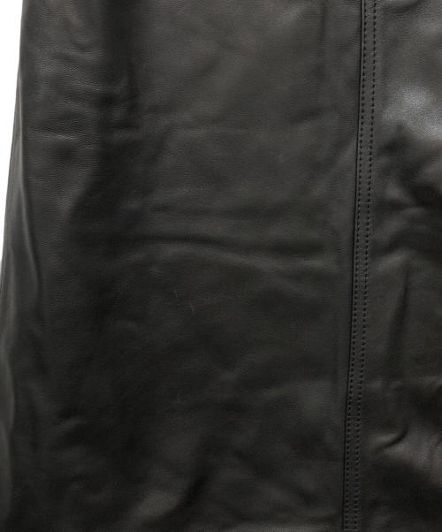 COACH（コーチ）COACH (コーチ) レザー Aライン スカート サイズ:Sの古着・服飾アイテム