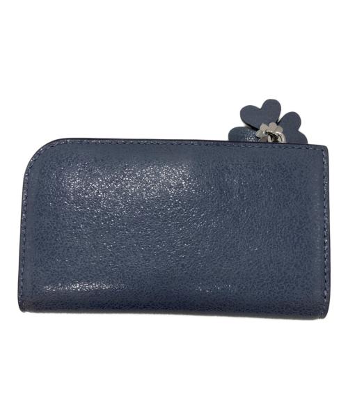 Kate Spade（ケイトスペード）Kate Spade (ケイトスペード) デヴィン グレイズド レザー スモール スリム バイフォールド ウォレット ブルーの古着・服飾アイテム