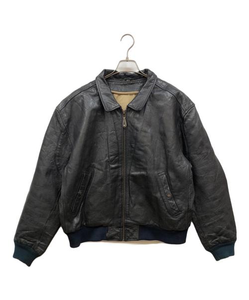 LEVI'S（リーバイス）LEVI'S (リーバイス) レザージャケット ブラック サイズ:Mの古着・服飾アイテム