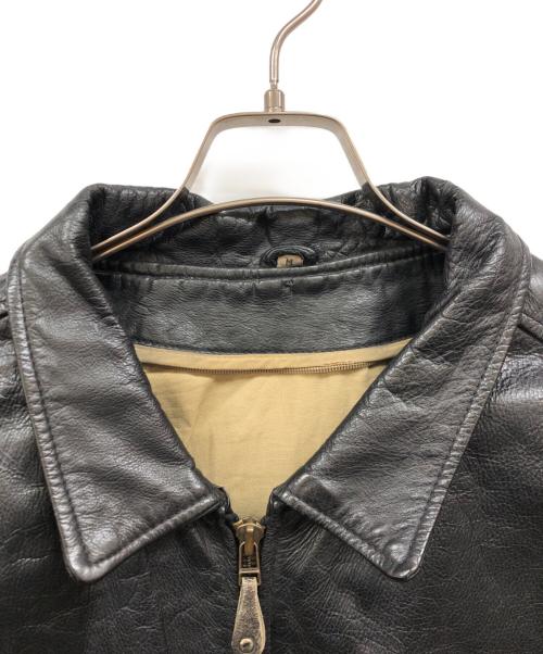 LEVI'S（リーバイス）LEVI'S (リーバイス) レザージャケット ブラック サイズ:Mの古着・服飾アイテム