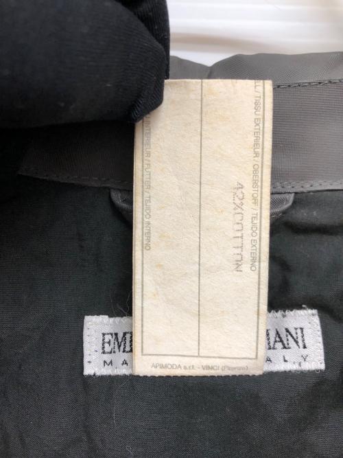 EMPORIO ARMANI（エンポリオ アルマーニ）EMPORIO ARMANI (エンポリオ アルマーニ) コーディングトレンチコート グレー サイズ:44の古着・服飾アイテム