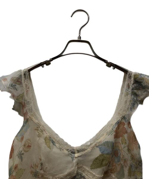 MaxMara（マックスマーラ）MaxMara (マックスマーラ) シルクセットアップ ベージュ サイズ:42の古着・服飾アイテム