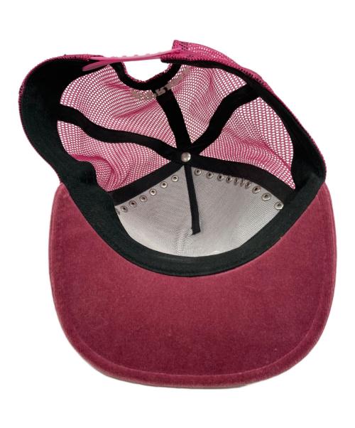 SUPREME（シュプリーム）Supreme (シュプリーム) Studded Velvet Mesh Back 5-Panel ピンクの古着・服飾アイテム
