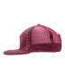 Supreme (シュプリーム) Studded Velvet Mesh Back 5-Panel ピンク：8000円