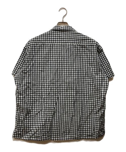 Porter Classic（ポータークラシック）Porter Classic (ポータークラシック) Keruac Linen GINGHAM CHECK SHIRT ブラック×ホワイト サイズ:不明の古着・服飾アイテム