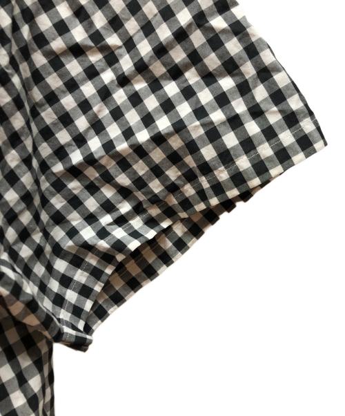 Porter Classic（ポータークラシック）Porter Classic (ポータークラシック) Keruac Linen GINGHAM CHECK SHIRT ブラック×ホワイト サイズ:不明の古着・服飾アイテム