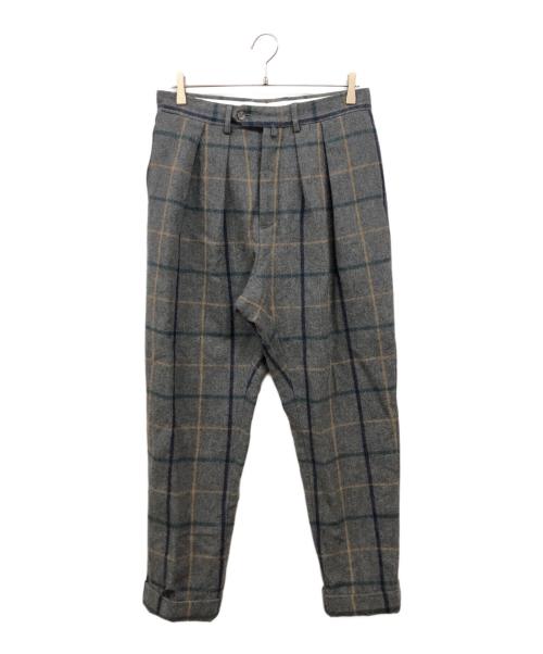 NEAT（ニート）NEAT (ニート) ウールタックパンツ グレー サイズ:46の古着・服飾アイテム