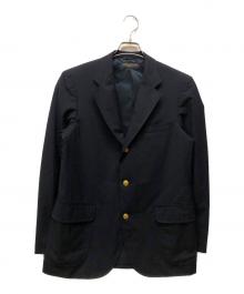 BROOKS BROTHERS（ブルックスブラザーズ）の古着「金ボタンテーラードジャケット」｜ネイビー