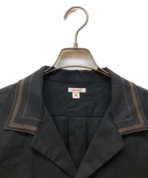 masu（エムエーエスユー）MASU (エムエーエスユー) LUCIE SHIRTS ブラック サイズ:48の古着・服飾アイテム