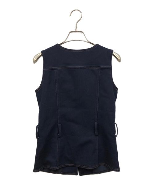 belear mimi（ベリアー ミミ）BELEAR MIMI (ベリアー ミミ) 2 peace denim tops インディゴ サイズ:FREEの古着・服飾アイテム