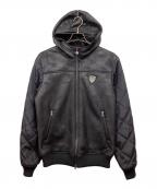 EMPORIO ARMANIエンポリオ アルマーニ）の古着「Cappuccio Blouson Jacket」｜ブラック