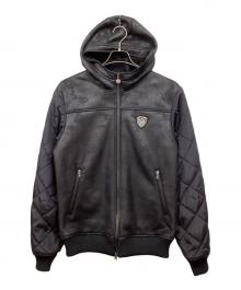 EMPORIO ARMANI（エンポリオ アルマーニ）の古着「Cappuccio Blouson Jacket」｜ブラック