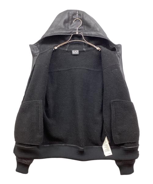 EMPORIO ARMANI（エンポリオ アルマーニ）EMPORIO ARMANI (エンポリオ アルマーニ) Cappuccio Blouson Jacket ブラック サイズ:Mの古着・服飾アイテム