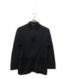 EMPORIO ARMANI（エンポリオ アルマーニ）の古着「ダブルジップトラックジャケット」｜ブラック