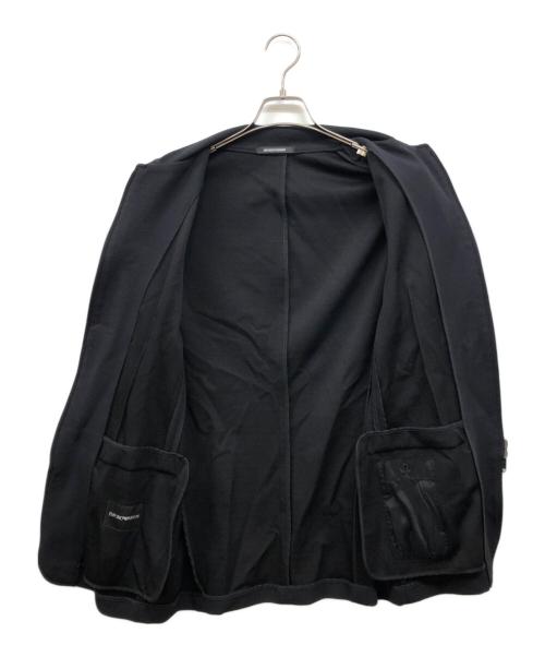 EMPORIO ARMANI（エンポリオ アルマーニ）EMPORIO ARMANI (エンポリオ アルマーニ) ダブルジップトラックジャケット ブラック サイズ:48の古着・服飾アイテム